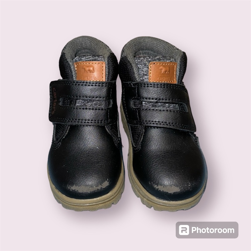 Carter's boys Kelso Fashion Boot, Black, 5 Toddler